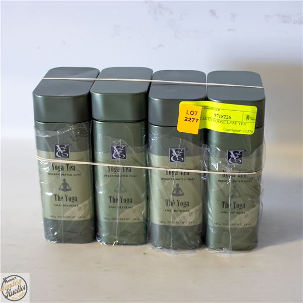 4 PACKAGES LOOSE LEAF TEA