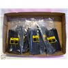 Image 1 : 7 X 100 BLACK ULTRAVIOLET, SELF LOCKING CABLE TIES