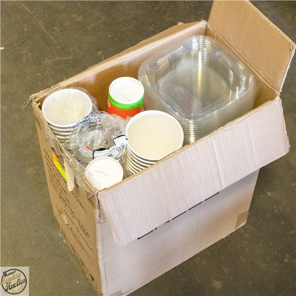 CASE OF CUPS ETC