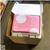Image 1 : CASE OF 12 PINK POLKADOT BEANBAG STUFFY