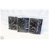 Image 1 : 3 X LEATHER CASH POUCH WITH BELTS
