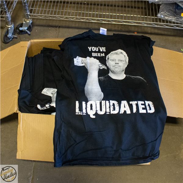 CASE OF BLACK TSHIRTS