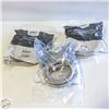 Image 1 : 3 SMART CHOICE 6FT STAINLESS STEEL APPLIANCE HOSES