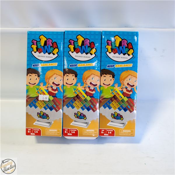 3 X TETRA TOWER GAME