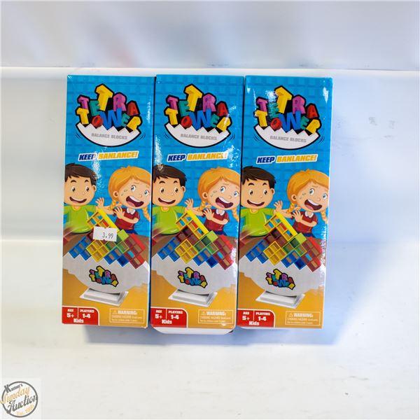 3 X TETRA TOWER GAME