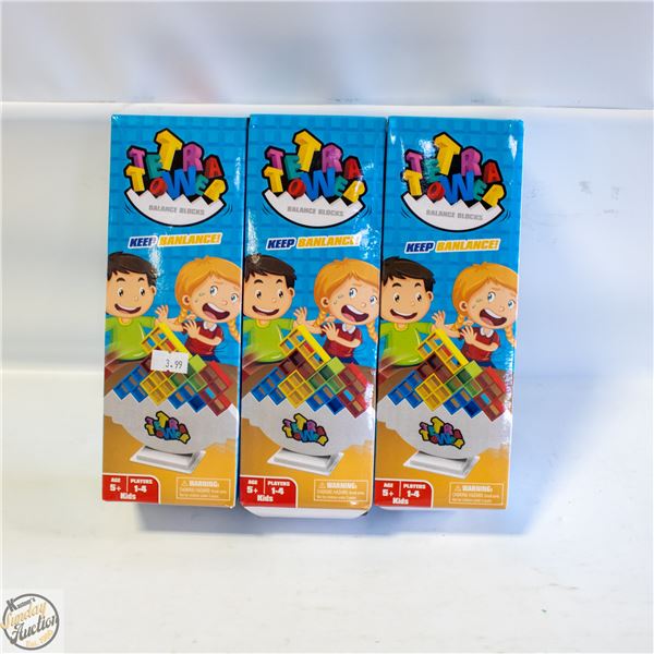 3 X TETRA TOWER GAME