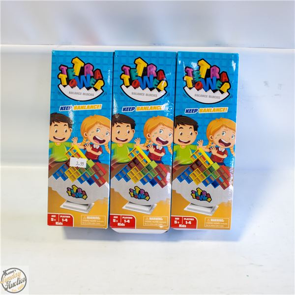 3 X TETRA TOWER GAME