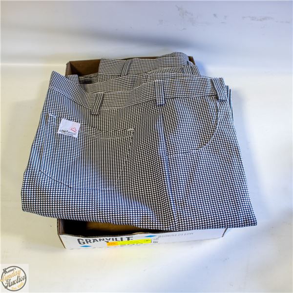 3 X CHEFWEAR CHEF PANTS SIZE 54,54,44