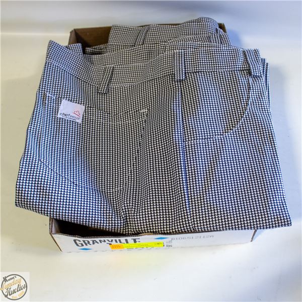 3 X CHEFWEAR CHEF PANTS SIZE 54,54,42