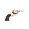 Image 2 : Rare Colt 2nd Generation Sheriff's Model Nickel Single Action Revolver with Factory Letter
