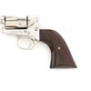 Image 5 : Rare Colt 2nd Generation Sheriff's Model Nickel Single Action Revolver with Factory Letter