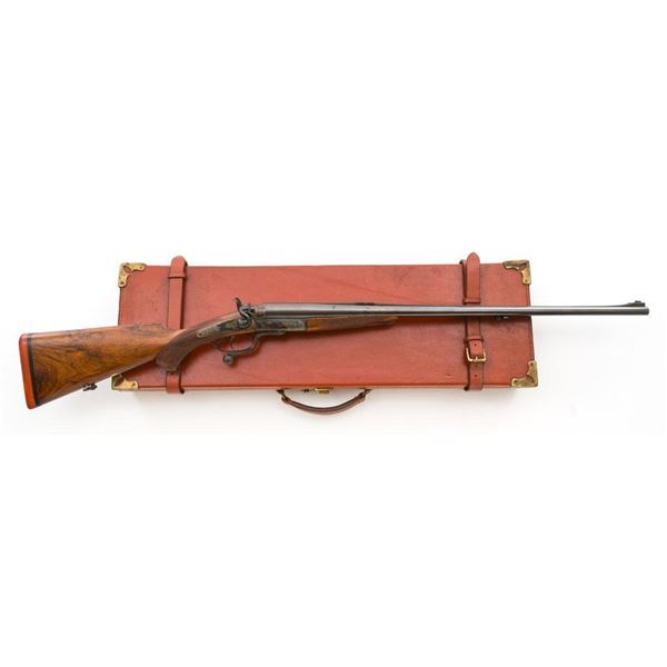 Outstanding Manton & Co. Jones Underlever Exposed Hammer Side-by-Side Double Rifle