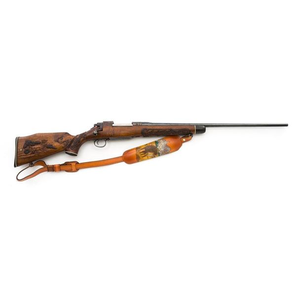 Custom Engraved. U.S. Remington Model 1917 Bolt Action Rifle