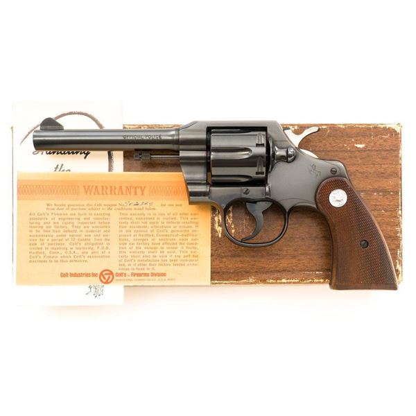 High Condition Post-War Colt Official Police Double Action Revolver with Factory Box