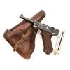 Image 1 : British Proofed DWM 1920 Dated Police Rework Luger with Police Holster