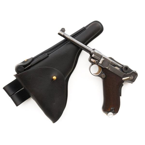 Scarce Mauser Model 1935/06 (GNR) Republic National Guard Luger Semi-Automatic Pistol with Holster