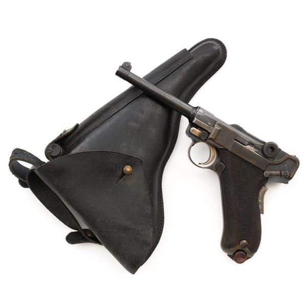 Brazilian Contract DWM Model 1906 Luger Semi-Automatic Pistol with Holster