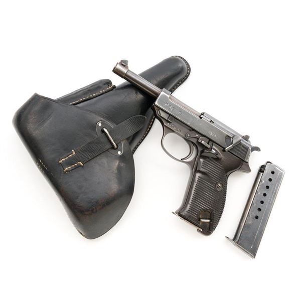 WWII German Walther ac-41 P.38 Semi-Automatic Pistol with Holster
