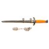 Image 2 : German Army Model 1935 Officer's Dagger with Scabbard and Silver Portepee Cord by WKC of Solingen