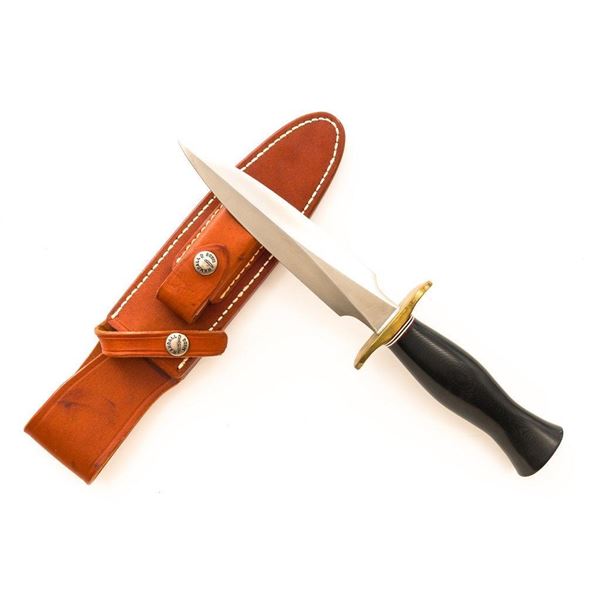 Randall Model 2 Fighting Stiletto Fixed Blade Knife with Sheath