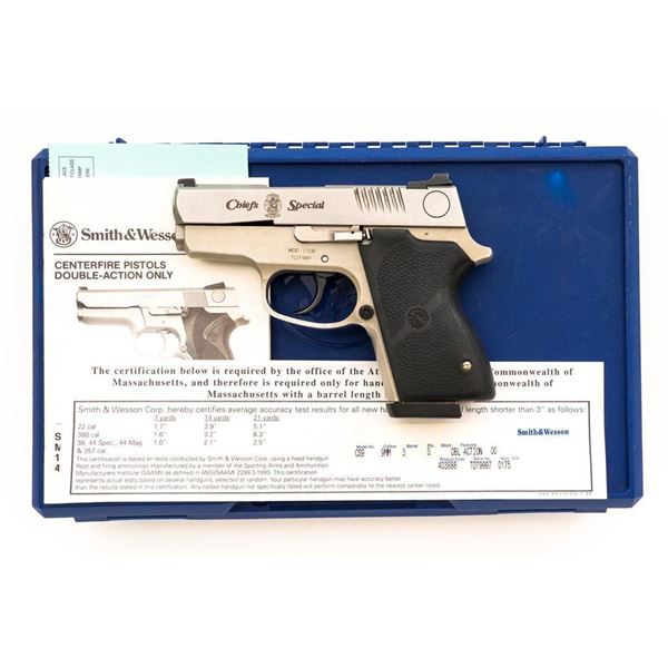 Smith & Wesson Model CS9D Chief's Special Double Action Semi-Automatic Pistol