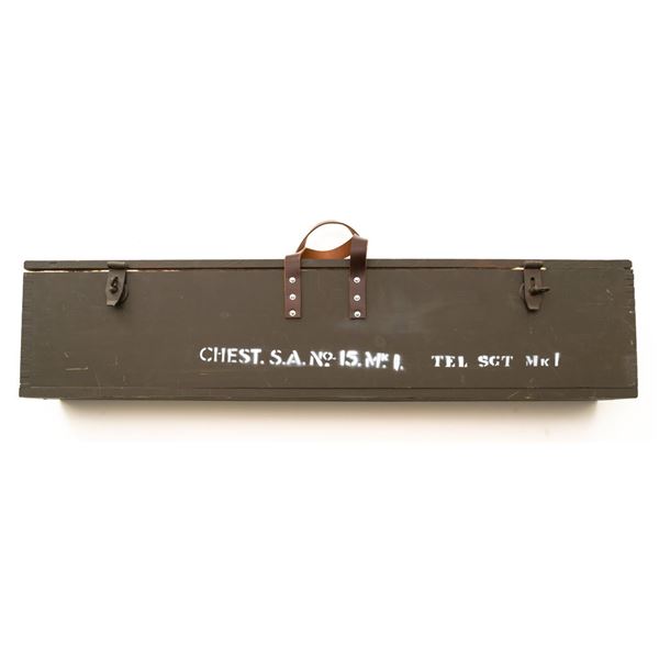Restored British No.15 Transport Chest for the No.4 Mk 1(T) Lee Enfield Sniper Rifle