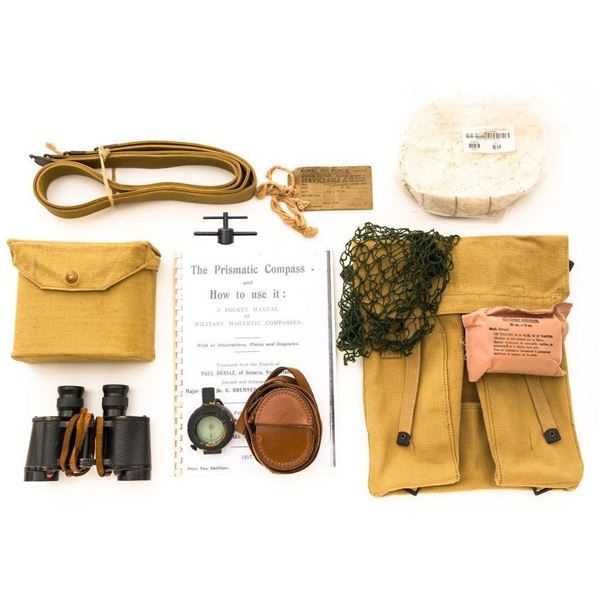 Lot WWI/WWII British Field Gear