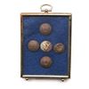 Image 4 : Lot of Dug Up Civil War Items In Shadow Box Frames