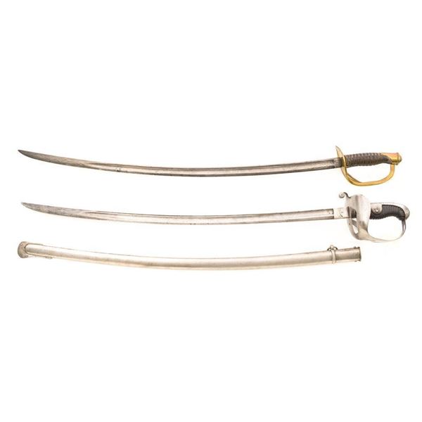 Lot of Two (2) Cavalry Sabers