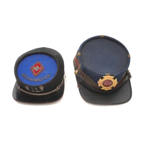 Lot of Two (2) Post-Civil War Veterans/Cadet Kepis