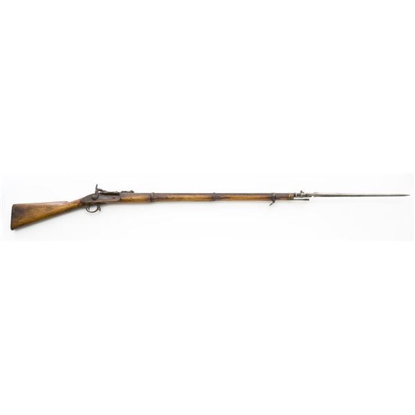 Nepalese Copy of Snider Enfield Mark III Breech Loading Rifle with Bayonet
