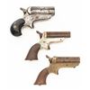 Image 2 : Lot of Three (3) C. Sharps Pepperbox 4-Shot Pistols