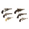 Image 2 : Lot of Six (6) Antique Parts/Relic Pistols: 1.) Wesson & Harrington No. 5 revolver