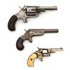 Image 3 : Lot of Six (6) Antique Parts/Relic Pistols: 1.) Wesson & Harrington No. 5 revolver