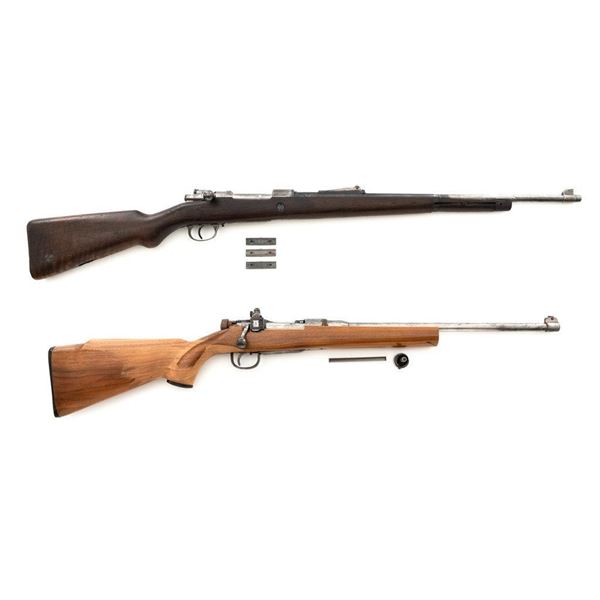 Lot of Two (2) Modified Bolt Action Military Rifles