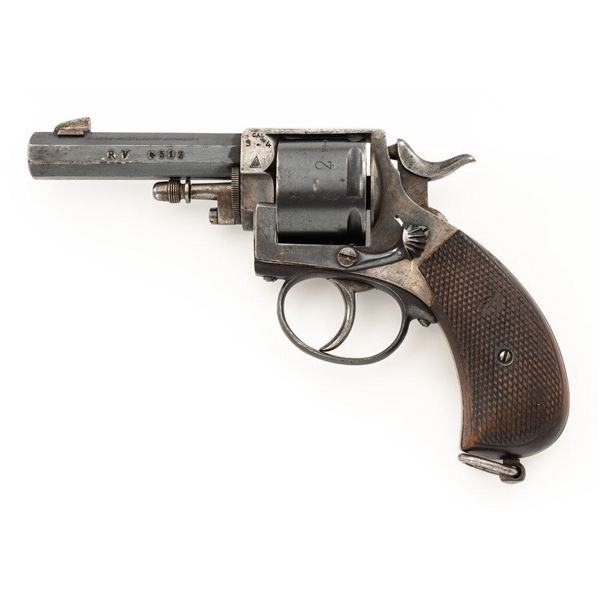 Dutch Retailed and Police Marked Belgian Double Action Revolver