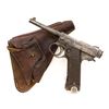 Image 1 : Japanese Nagoya Arsenal Type 14 Nambu Semi-Automatic Pistol with Modified Military Revolver Holster