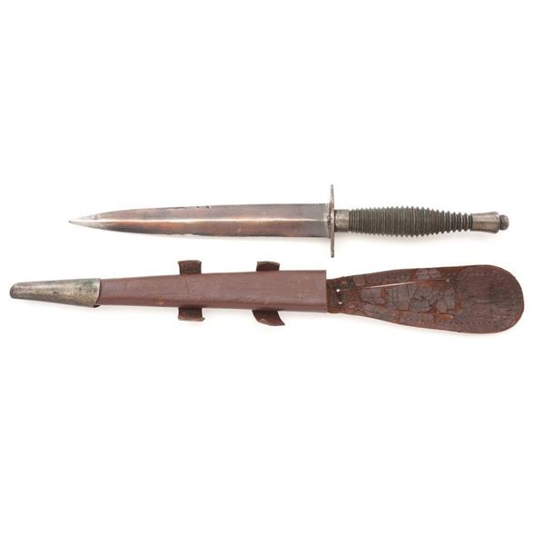 Third Pattern Fairbairn-Sykes Fighting Knife with Scabbard
