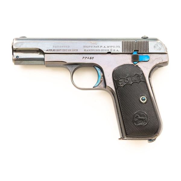 Colt Model 1903 Type II Pocket Hammerless Semi-Automatic Pistol