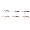 Image 1 : Lot of Six (6) Custom Handled Buck Model 317 Trailblazer Slipjoint Folding Knives
