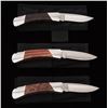 Image 5 : Lot of Six (6) Custom Handled Buck Model 500 Duke Lockback Folding Knives