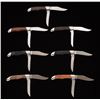 Image 2 : Lot of Seven (7) Buck Model 317 Trailblazer Slipjoint Folding Knives