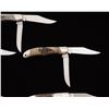 Image 10 : Lot of Seven (7) Buck Model 317 Trailblazer Slipjoint Folding Knives with Exotic Handles