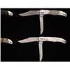 Image 3 : Lot of Seven (7) Buck Model 317 Trailblazer Slipjoint Folding Knives with Exotic Handles