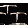 Image 4 : Lot of Seven (7) Buck Model 317 Trailblazer Slipjoint Folding Knives with Exotic Handles