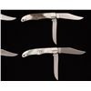 Image 7 : Lot of Seven (7) Buck Model 317 Trailblazer Slipjoint Folding Knives with Exotic Handles