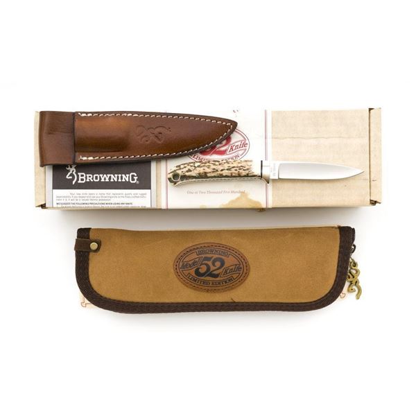 One of 2,500 Browning Model 52 Fixed Blade Knife