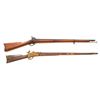 Image 1 : Lot of Two (2) Antique Military Academy Training Rifles From the Late 1800's