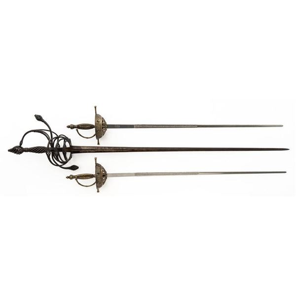 Lot of Three (3) Rapiers