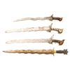 Image 1 : Lot of Four (4) Moro Kris Daggers
